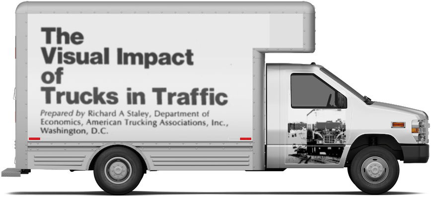 Visual Impact of Trucks in Traffic Study (Staley, 1977)
